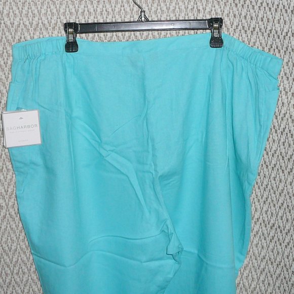 Sag Harbor Capri Cropped Pants 24W NWT Embellished - Picture 8 of 12